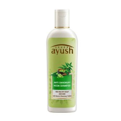 Lever Ayush Anti Dandruff Neem Shampoo, 175ml for Healthy Scalp and Hair